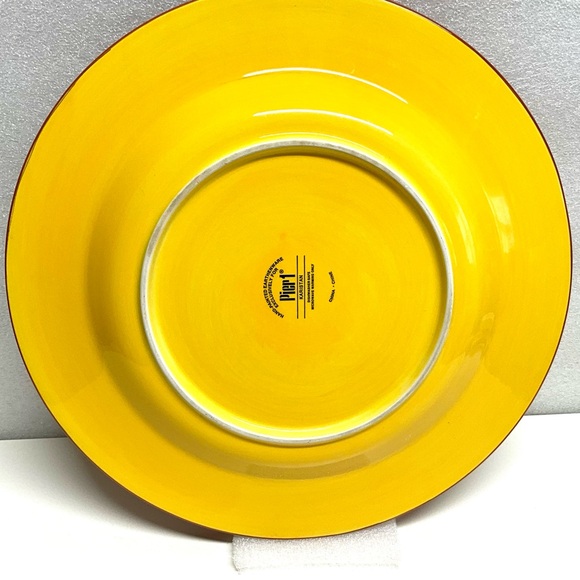 Pier 1 KARISTAN Chop Plate, 13”Earthenware - Picture 6 of 9